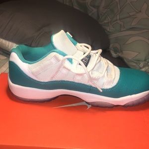 Air Jordan’s 11 Retros Low Aqua Safari